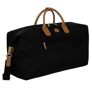 NWT Bric’s Classic Black and Brown large holdall